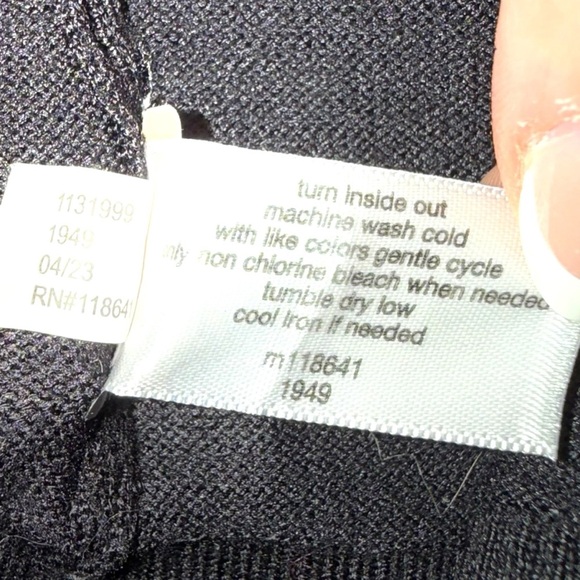 LANE BRYANT Modern Long-Sleeve Open-Front Cardigan - 18/20 Black - Picture 8 of 14